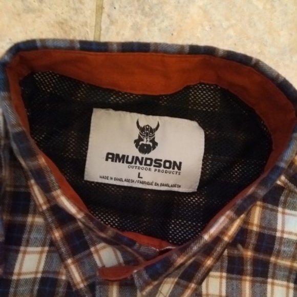 NWT Amundson Hunter Flannel Long Sleeved Shirt-Lrg - Picture 2 of 4